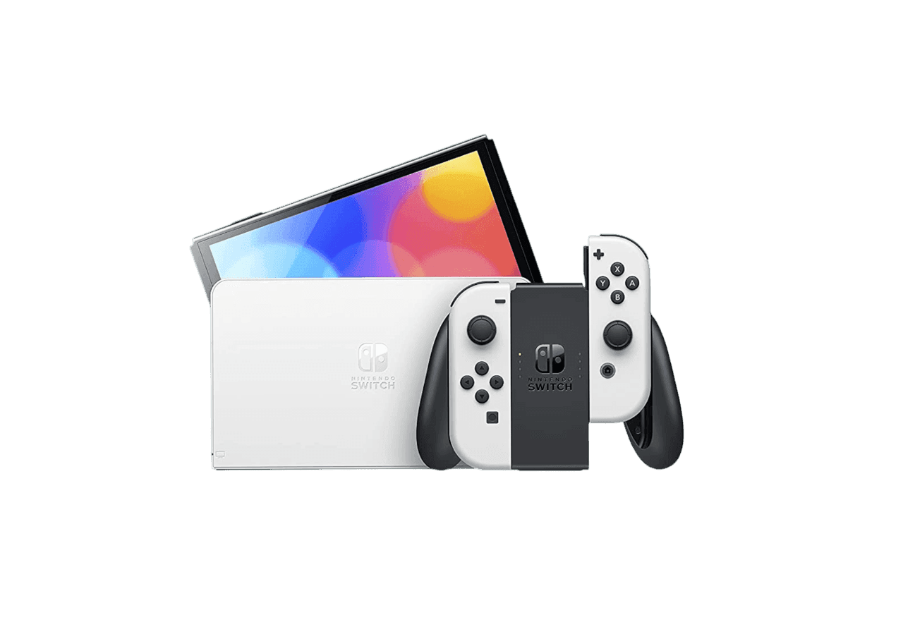 Игровая приставка Nintendo Switch OLED (Белая)